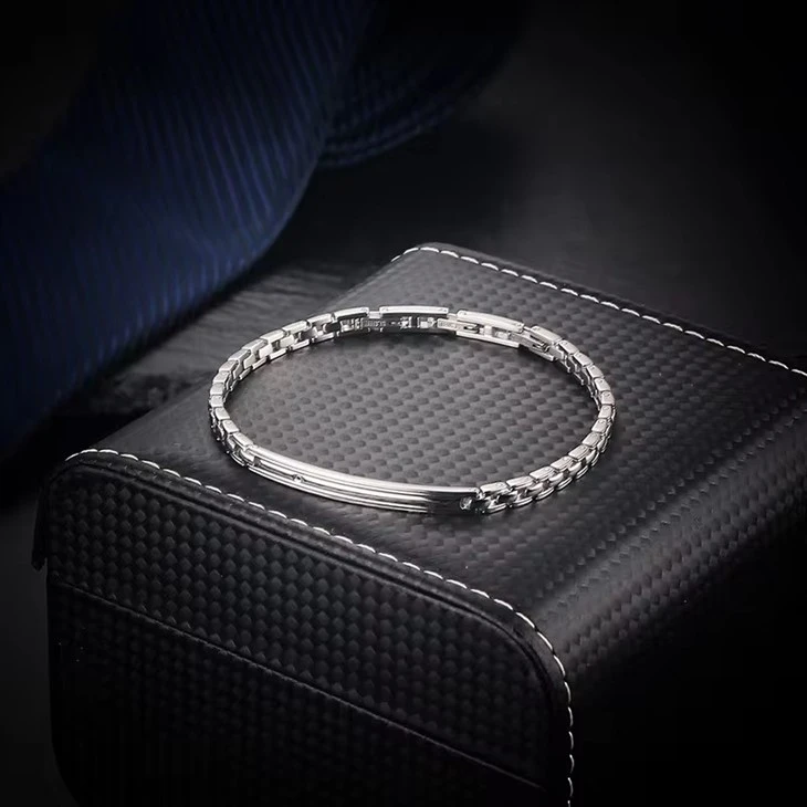Adjustable Solid Stainless Steel CZ Fashion Watch Band Adjustable Solid Stainless Steel CZ Fashion Watch Band
