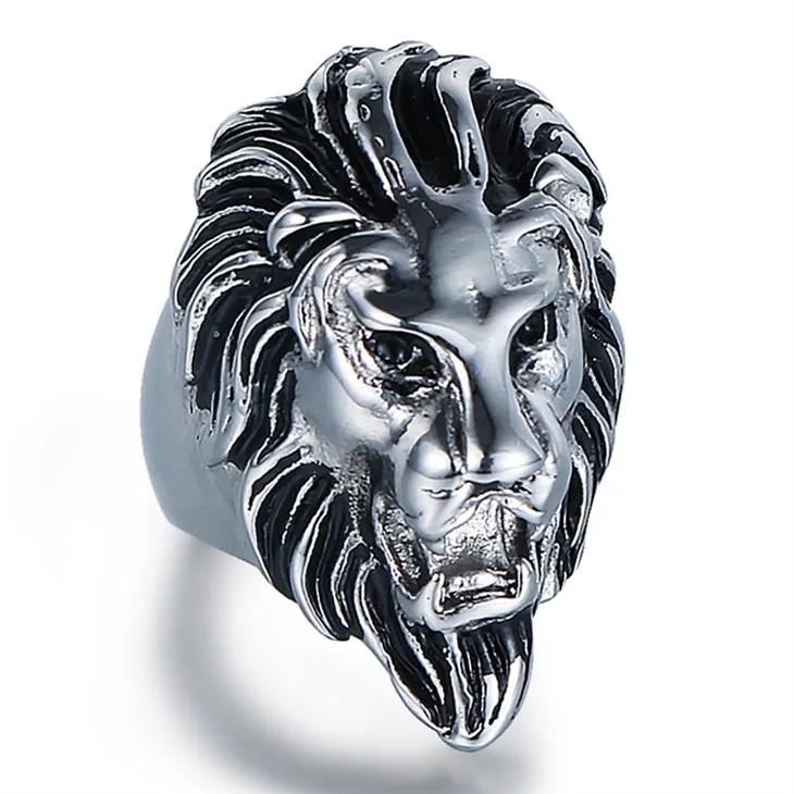 Majestic Lion Head Animal Power Ring Majestic Lion Head Animal Power Ring