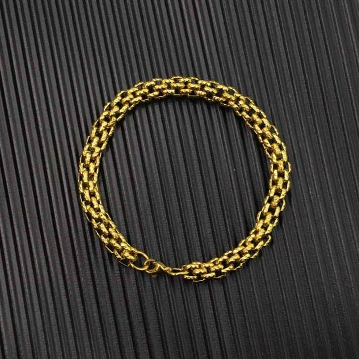 Bold Interwoven Byzantine Link Statement Bracelet best